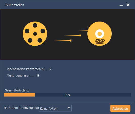 AVCHD Dateien auf DVD brennen