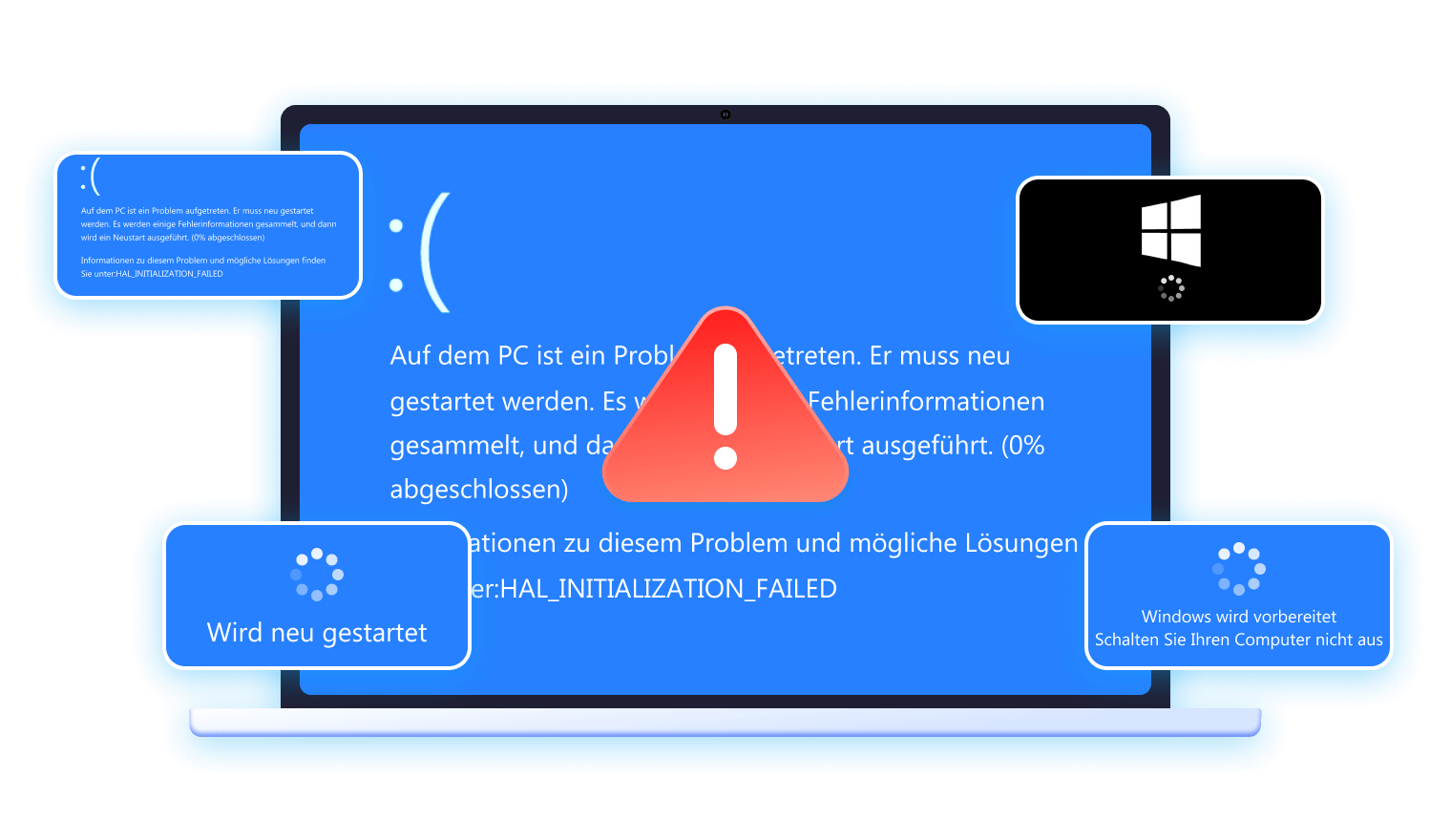 Daten aus abgestürzten PCs/Macs wiederherstellen