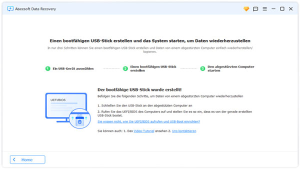 Daten aus abgestürztem PC wiederherstellen