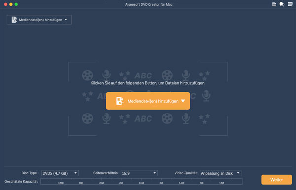 Video ins Programm laden