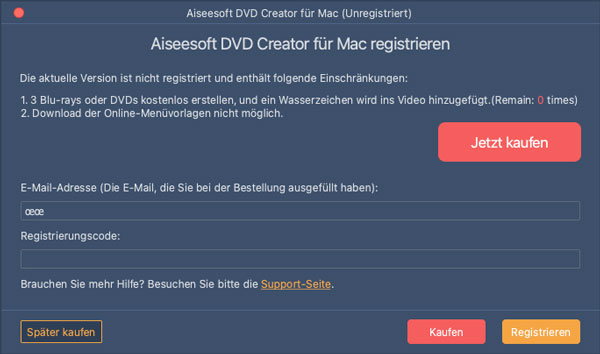 Software aktivieren