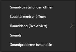 Audio-Einstellungen anpassen