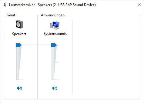 Systemsound anpassen