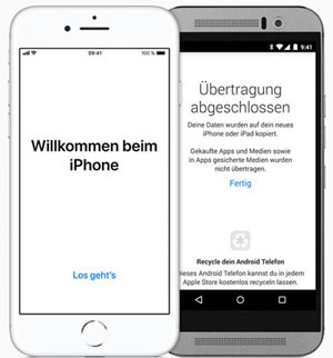 Auf iOS übertragen Oberfläche