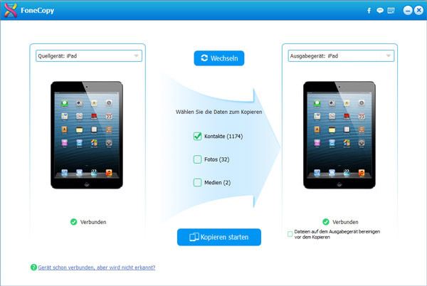 Mit 1 Klick: Daten auf neues iPad übertragen