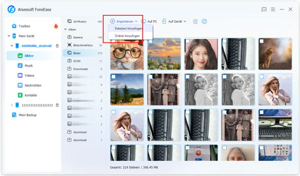 Datei von PC auf Handy übertragen