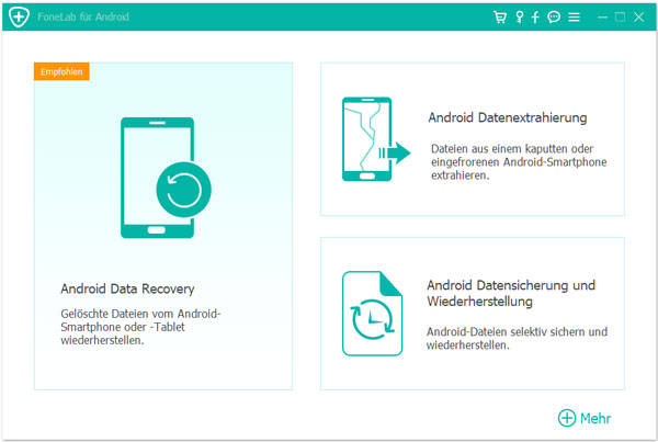 Android Datensicherung und Wiederherstellung starten