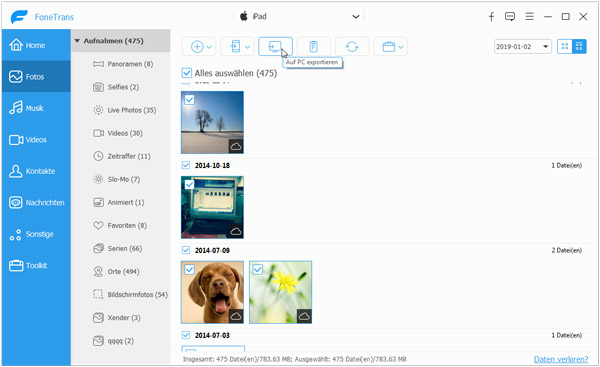 Dateien vom iPad auf PC übertragen