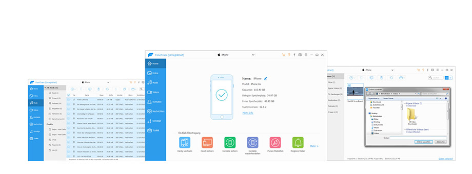 Transfer data from the iOS device to PC