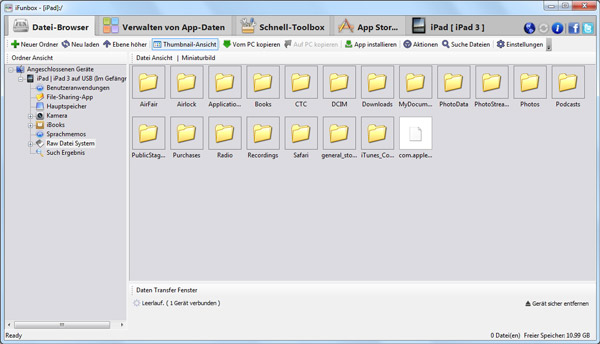 iFunBox  - File/App Manager für iPad
