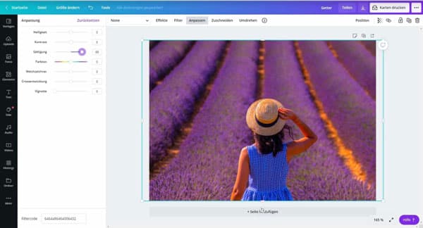 Bildqualität mit Canva verbessern