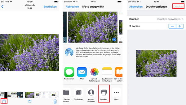 IPhone Fotos Drucken So Geht s IPhone Fotos Drucken So Geht s