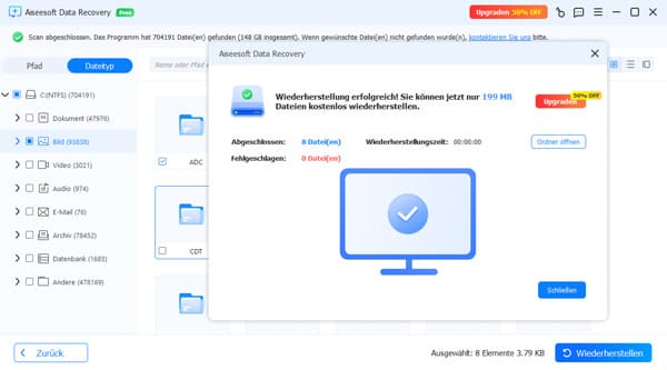 Daten erfolgreich wiederherstellen