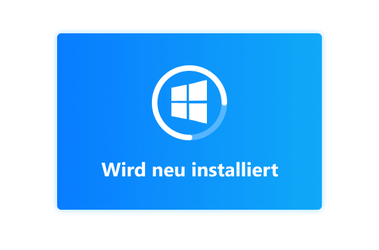 Neu installierter Computer