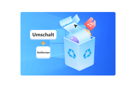 Gelöscht durch Umschalt. + Ent.