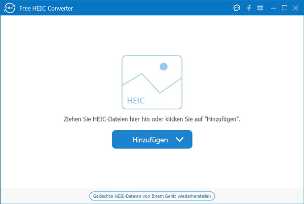 HEIC-Dateien hinzufügen