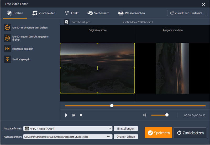 Video drehen