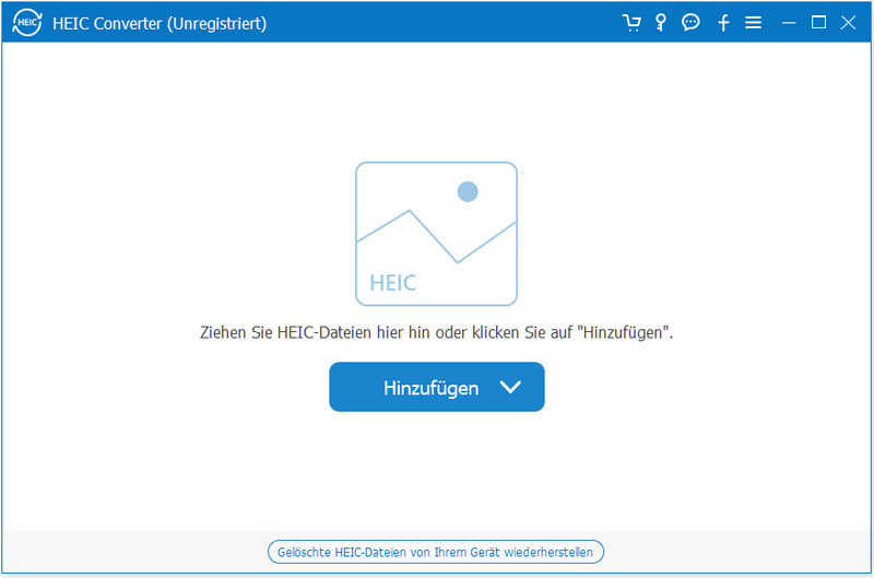 HEIC-Dateien hinzufügen