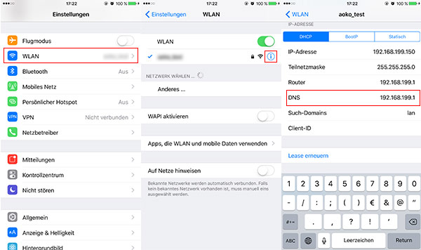 iCloud-Sperre über DNS-Server umgehen