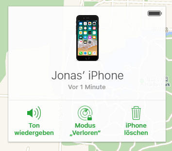 iPhone löschen über iCloud