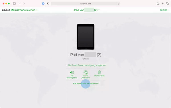 Mein iPad suchen