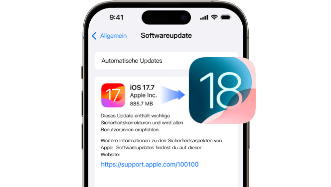 iOS Update Passwort Fehler