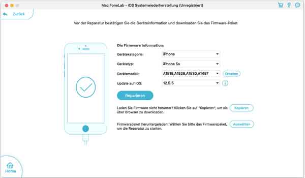 iOS-System wiederherstellen