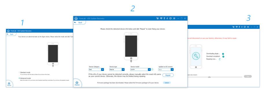 iOS Systemwiederherstellung