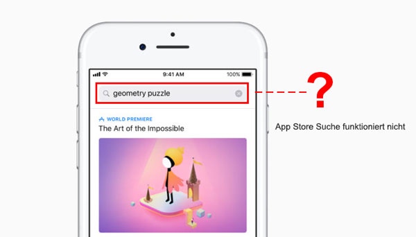 App Store Suche funktioniert nicht