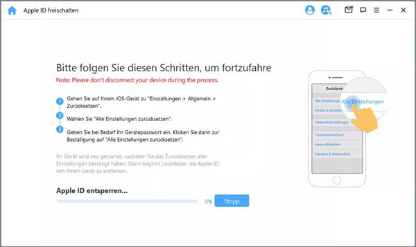 Apple ID freischalten