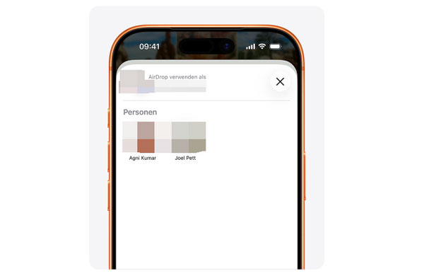 Bilder zwischen Handys übertragen mit AirDrop