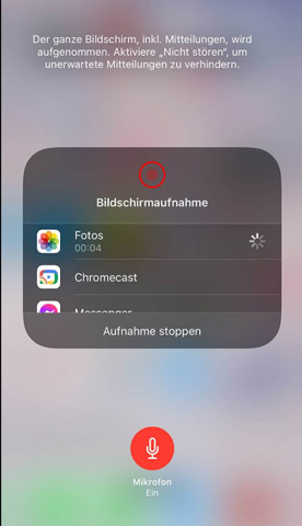 Bildschimeaufnahme Mikrofon aktivieren