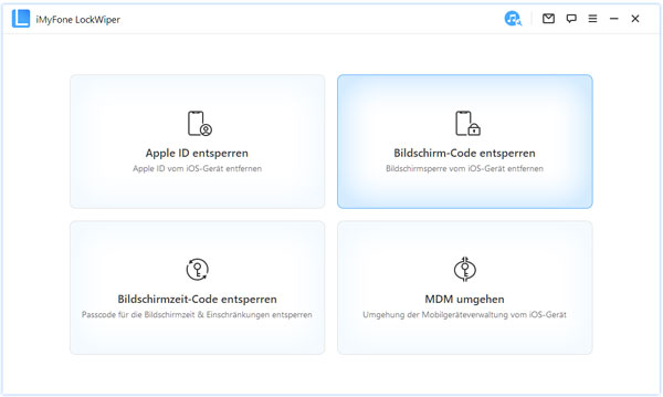 Bildschirm-Code entsperren