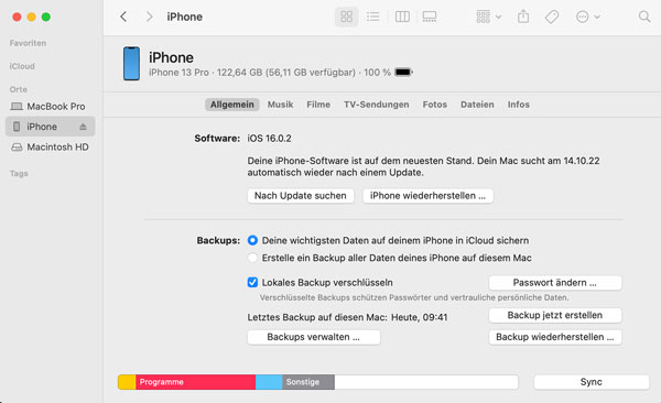 iPhone mit PC verbinden