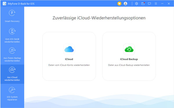 Daten von iCloud wiederherstellen