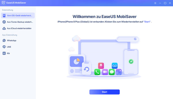 EaseUS MobiSaver starten