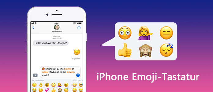 Emoji-Tastatur auf iPhone hinzufügen und benutzen