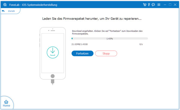 Firmware herunterladen