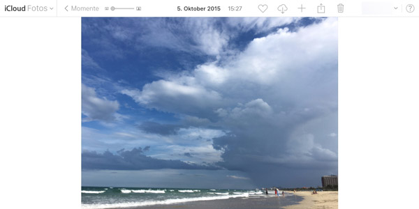 Fotos in iCloud online ansehen