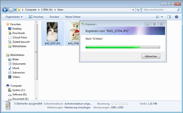 Bilder Auf Ein Iphone Kopieren