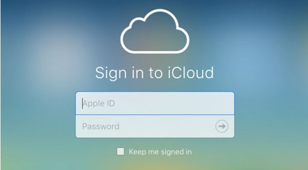 iCloud -anmelden