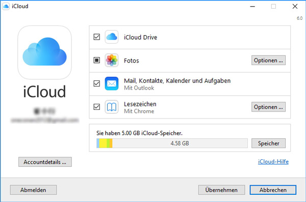 iCloud für Windows einrichten