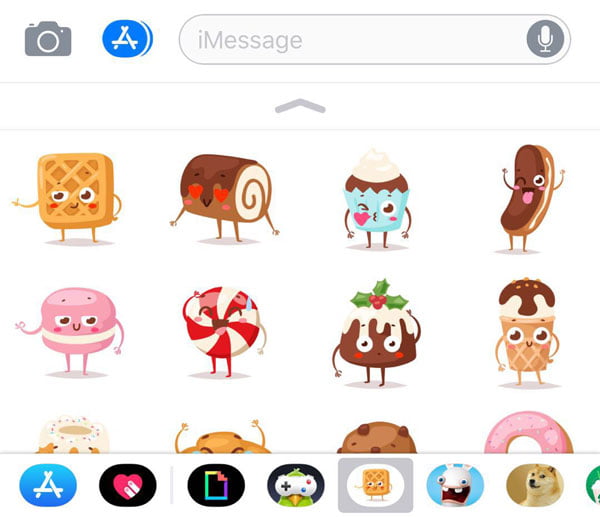 Sticker mit iMessage teilen