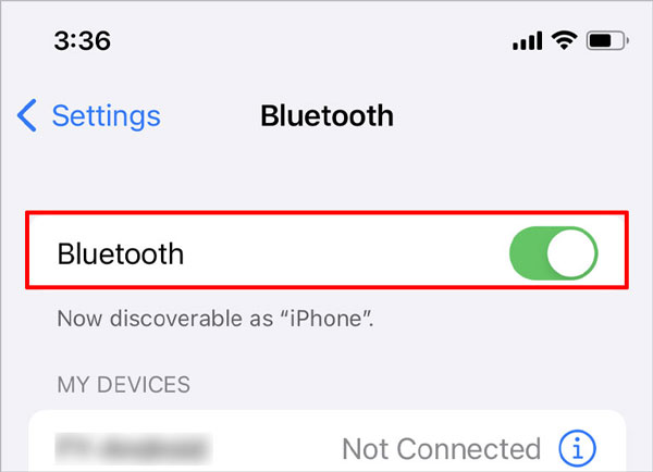 Daten vom iPhone auf iPad übertragen durch Bluetooth