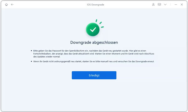 iOS-Downgrade