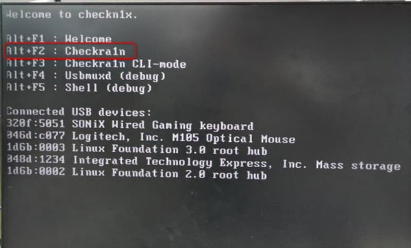 Checkra1n öffnen
