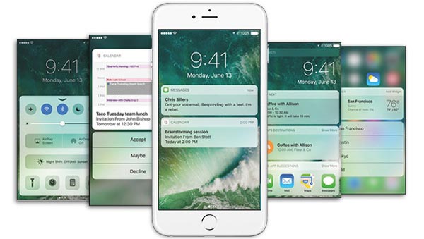 Neuer Sperrbildschirm in iOS 10