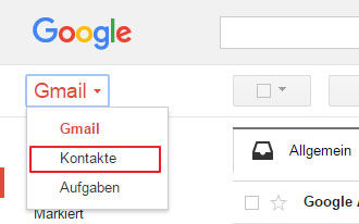 Mit Gmail iPad Kontakte exportieren