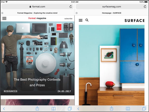 iPad Split-Screen in Safari aktivieren