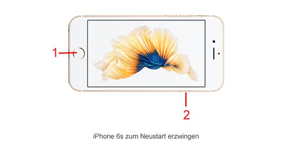 iPhone 6s zum Neustart erzwingen